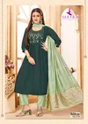 Baleno By Mayra Roman Silk Kurti With Bottom Dupatta Orders In India
